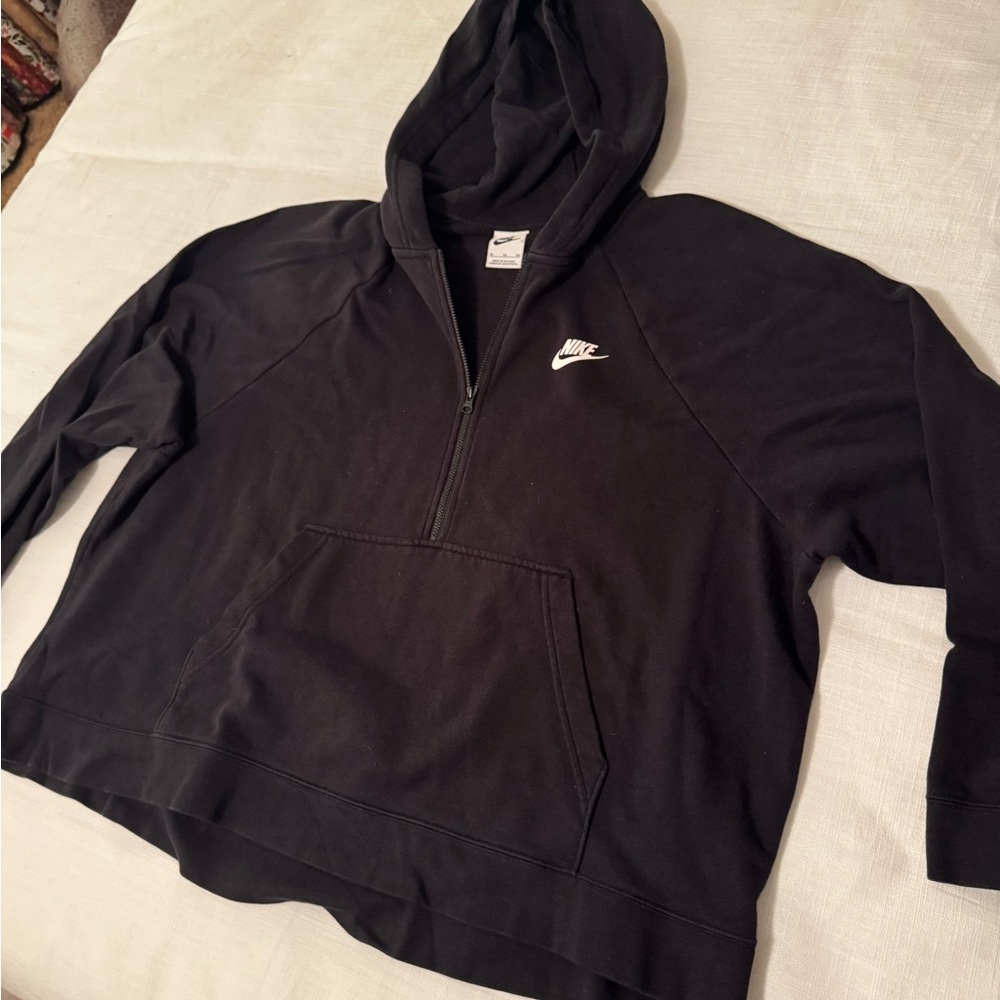 Oversized Cropped Nike Quarter Zip